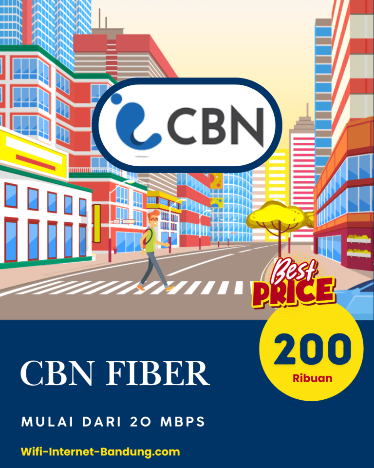 CBN Fiber wifi internet bandung